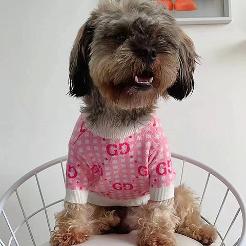 GG Doggo Pink Sweater
