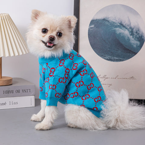 GG Doggo Azure Sweater
