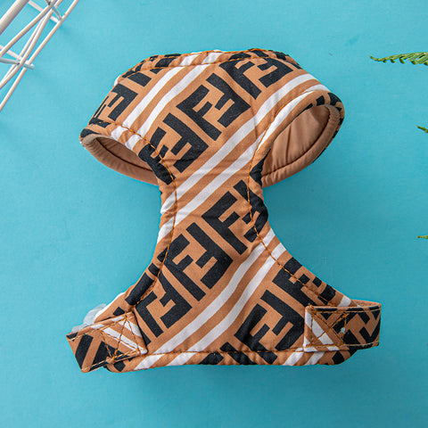 Stylish Geometric Pet Harness & Leash Set