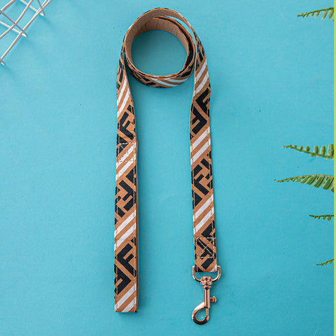 Stylish Geometric Pet Harness & Leash Set
