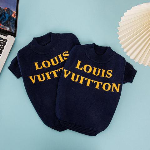 LV Navy Doggo Sweater