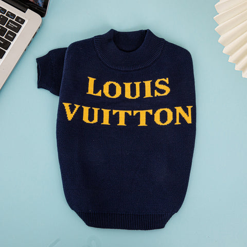 LV Navy Doggo Sweater