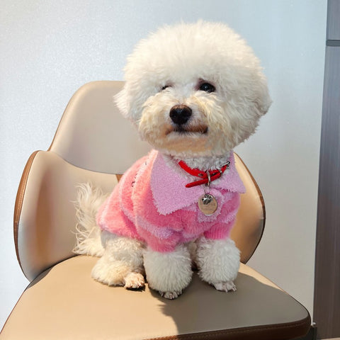 Pink Doggo Cozy Sweater
