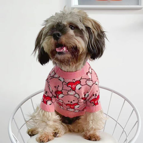 GG Doggo Pink Sweater