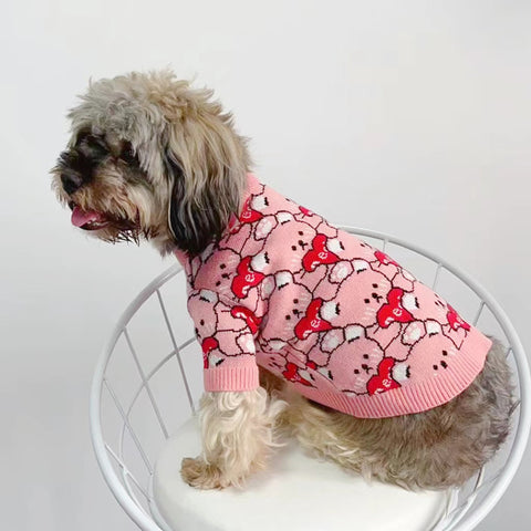 GG Doggo Pink Sweater