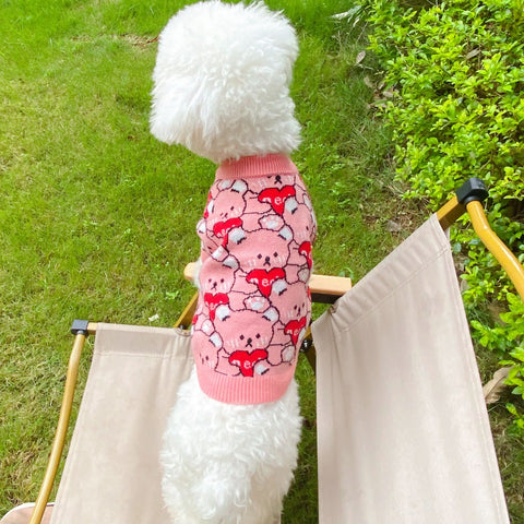 GG Doggo Pink Sweater