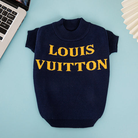LV Navy Doggo Sweater