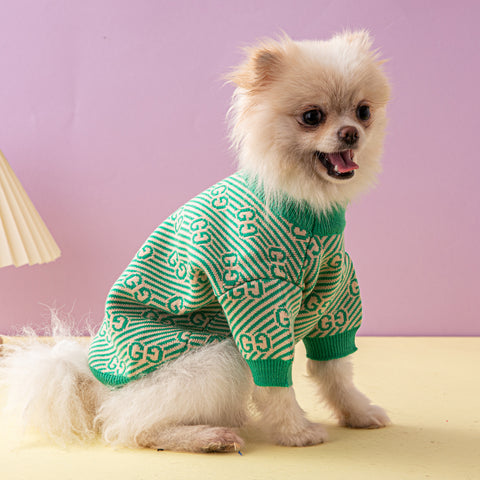 GG Green Luxe Doggo Sweater