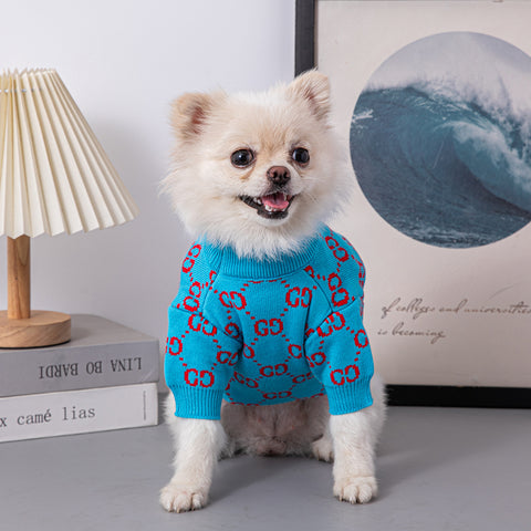GG Doggo Azure Sweater
