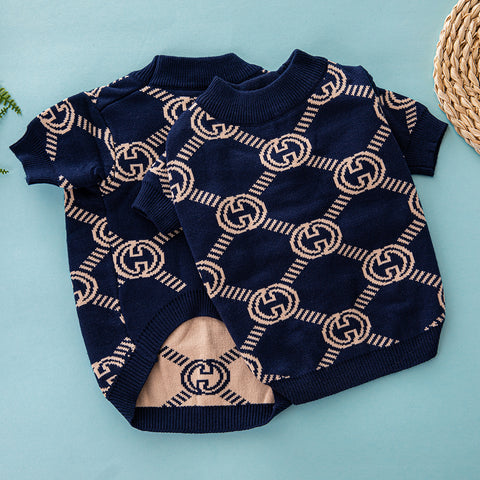 Navy GG Doggo Sweater