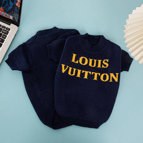 LV Navy Doggo Sweater