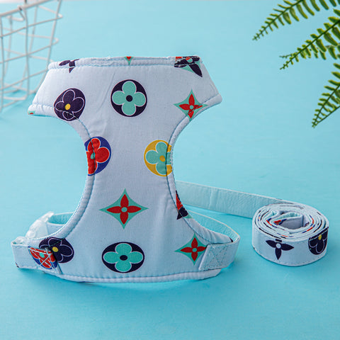 Luxury Designer Pet Harness & Leash Set