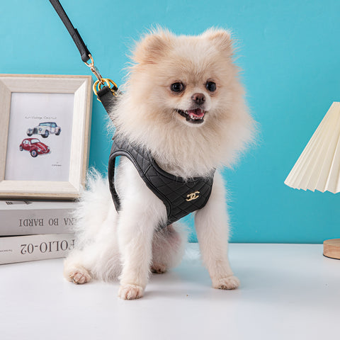 Luxury Pet Harness with Quilted Design