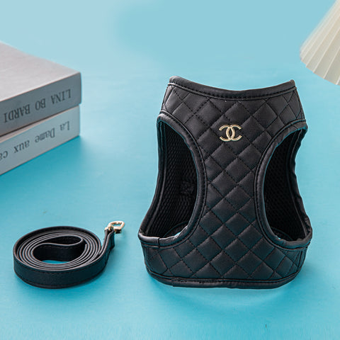 Luxury Pet Harness with Quilted Design