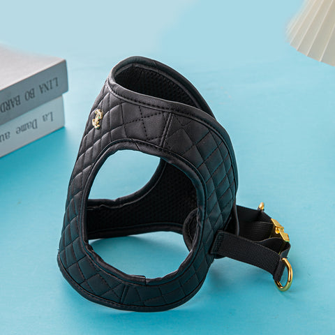 Luxury Pet Harness with Quilted Design