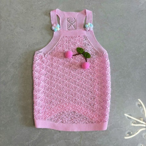 Pink Doggo Chic Sweater