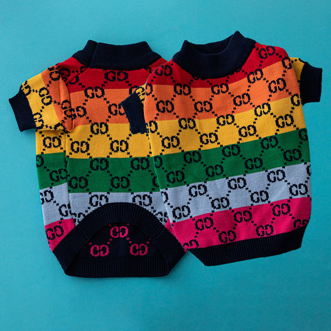 GG Doggo Rainbow Sweater
