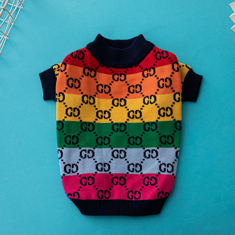 GG Doggo Rainbow Sweater