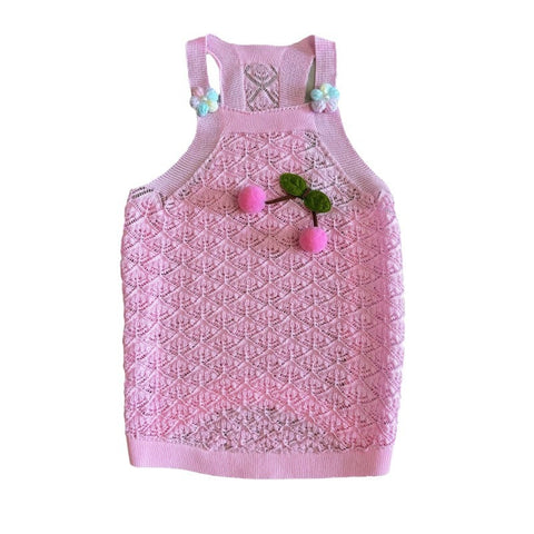 Pink Doggo Chic Sweater