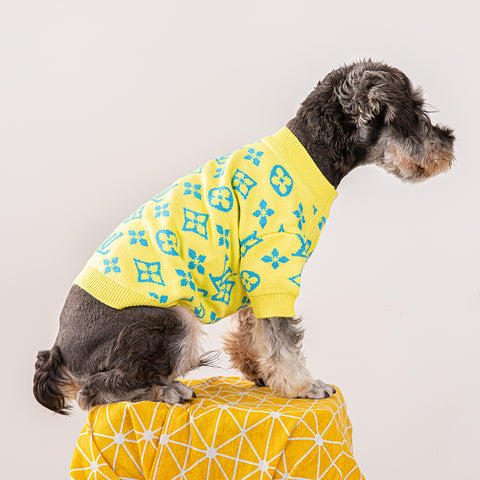 LV Doggo Yellow Sweater