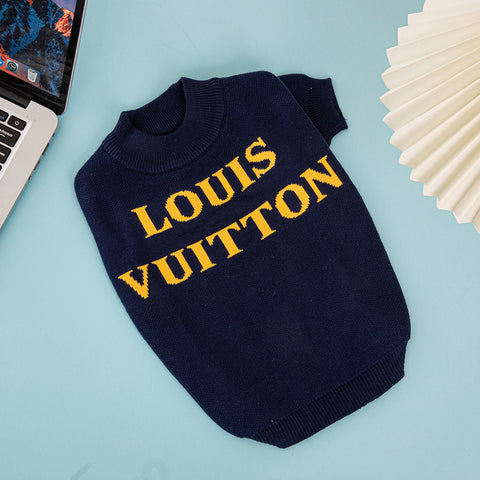 LV Navy Doggo Sweater