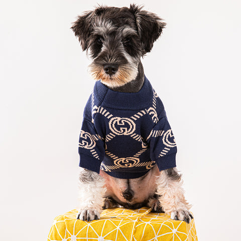 Navy GG Doggo Sweater