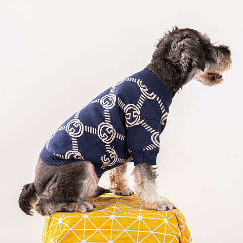 Navy GG Doggo Sweater